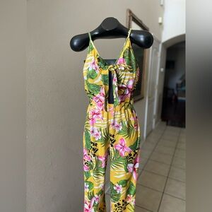 Tropical Floral Jumpsuit